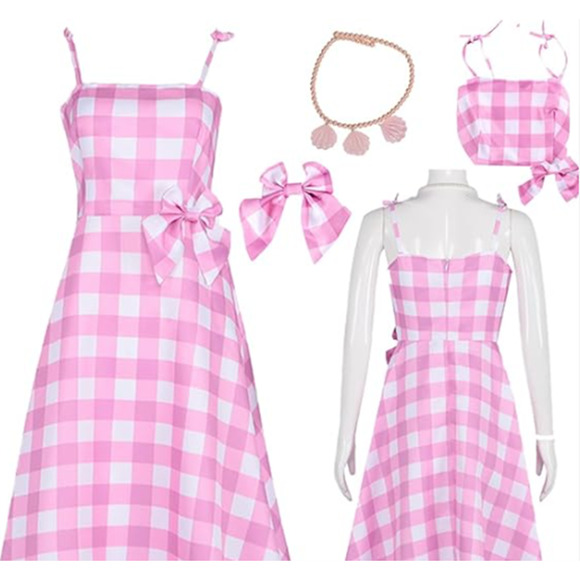 Women's Costume Cosplay Uniform Full Set Halloween Size Small Pink NEW - Picture 1 of 12